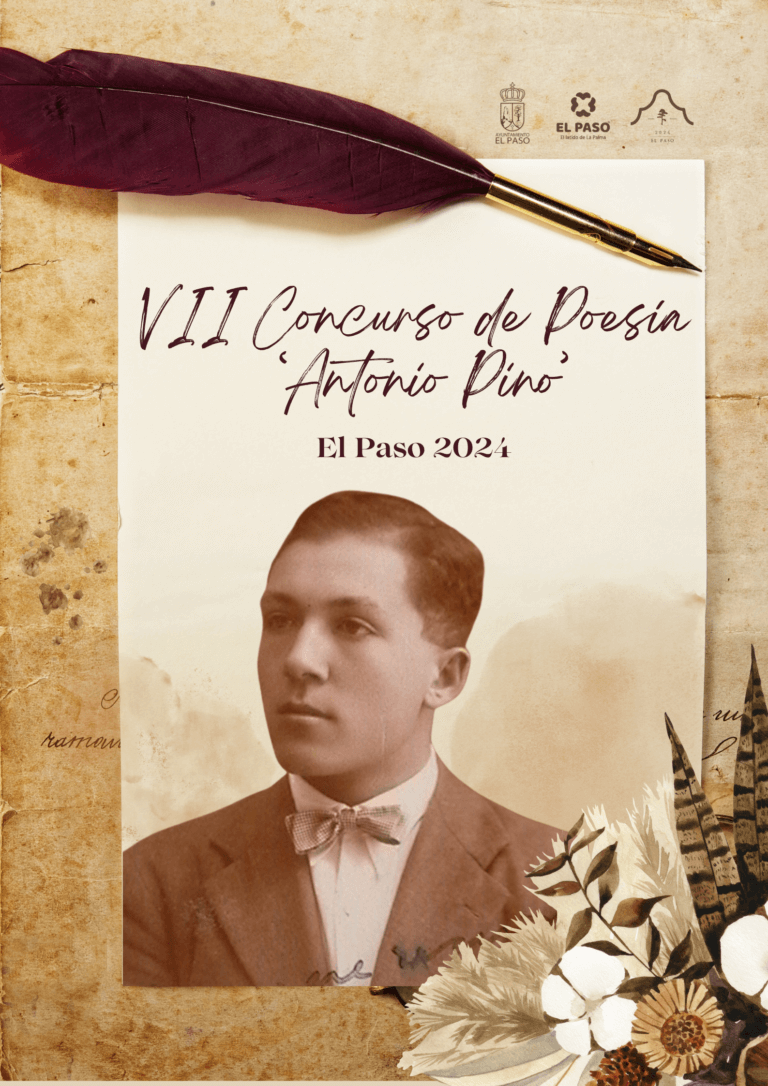 El Paso abre el plazo para participar en el VII Concurso de Poesía ‘Antonio Pino’