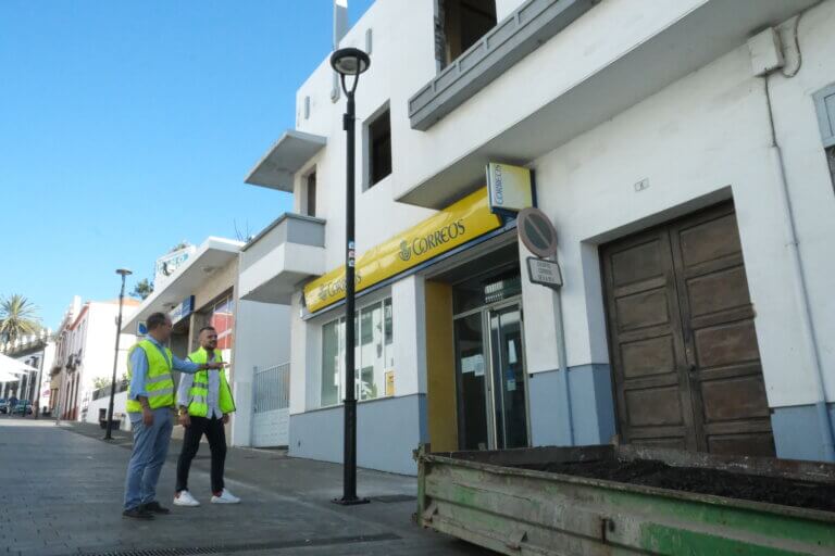 El Paso avanza en la transformación del Edificio de Correos en viviendas para las familias afectadas por la erupción volcánica