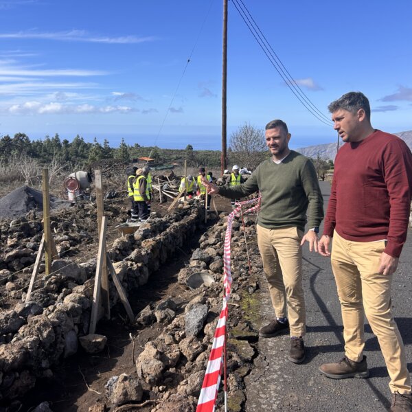 El Ayuntamiento de El Paso contrata 10 personas para la mejora de infraestructuras rurales en la Cuesta de La Juliana