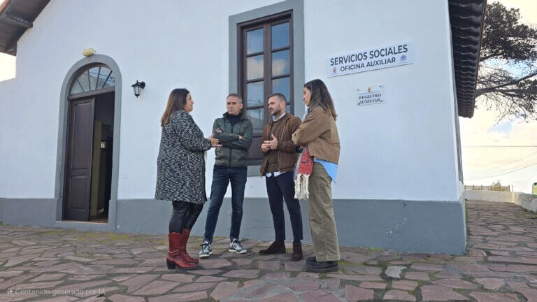 El Paso y Los Llanos de Aridane amplían la atención social en Las Manchas con la apertura de una Oficina Auxiliar en la Casa Camineros